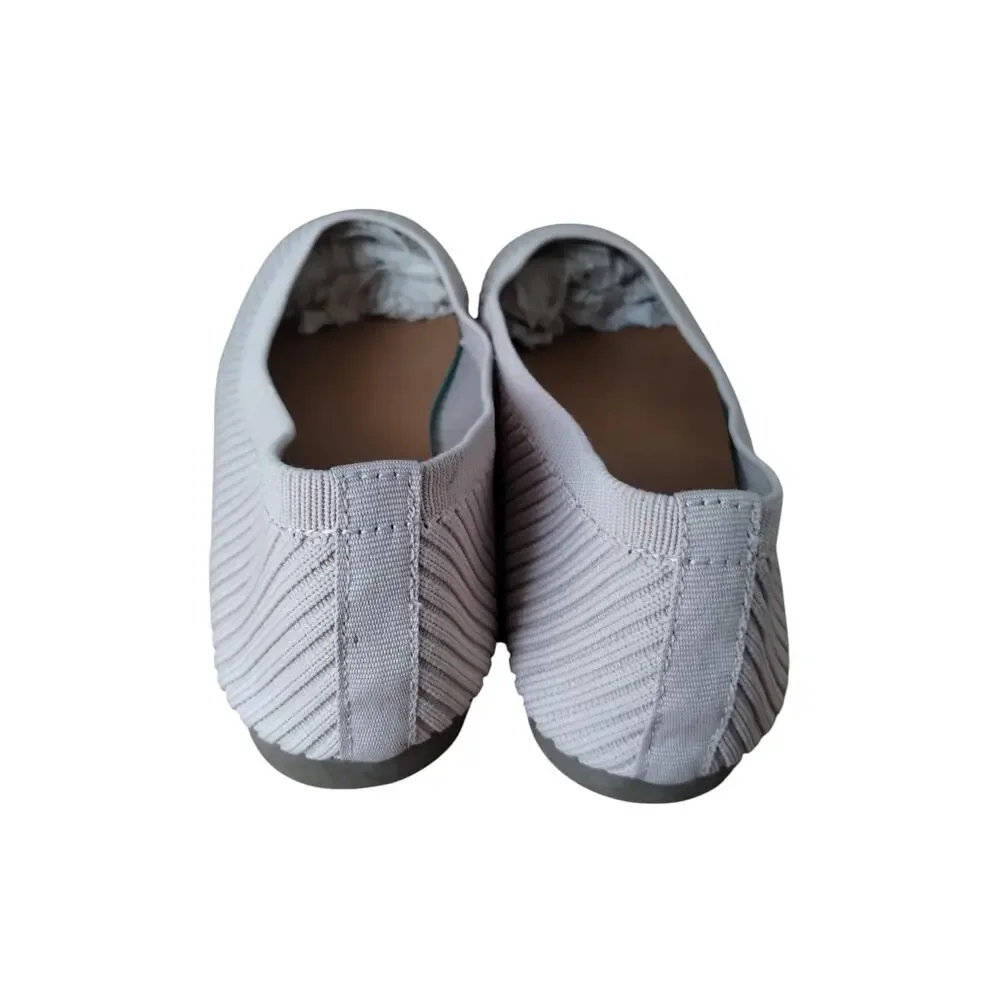 Stylus Franco Women's PinkSlip‎ On Flats Shoes Sz 7.5 Balletcore Ribbed Comfy
